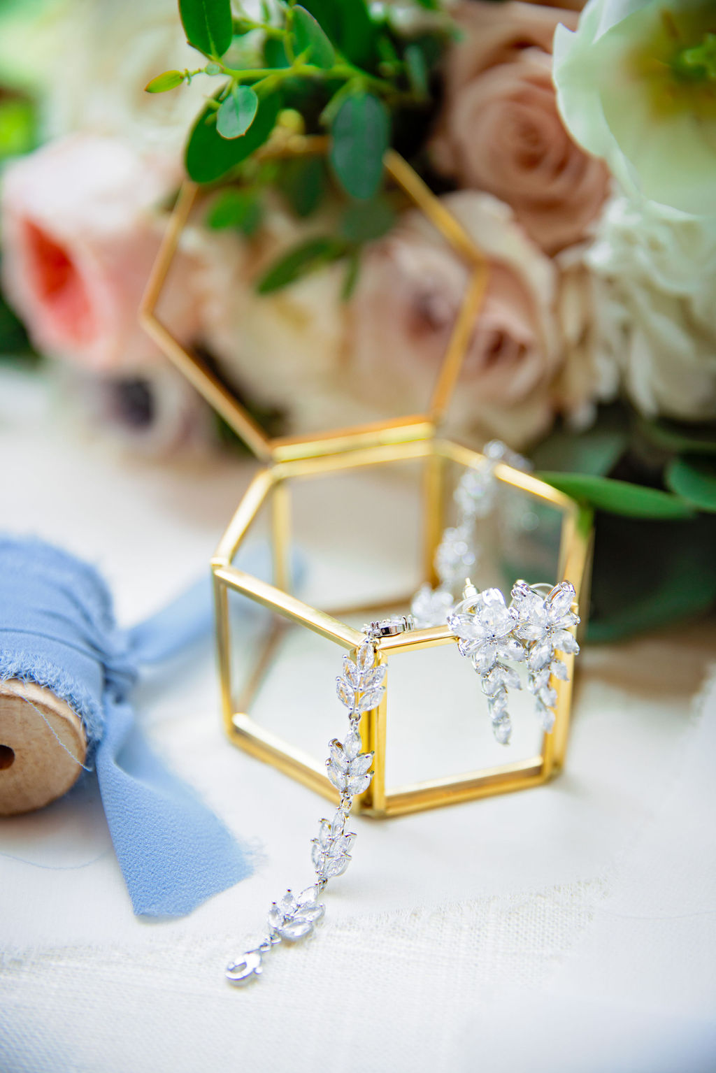 wedding details featuring jewelry