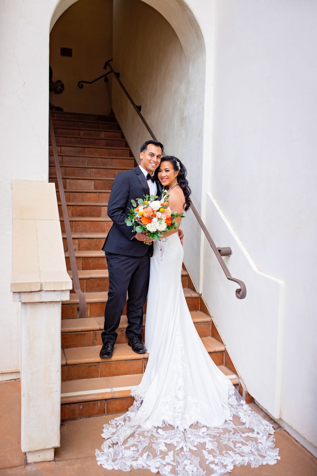 bride and groom happy at their catta verdera wedding