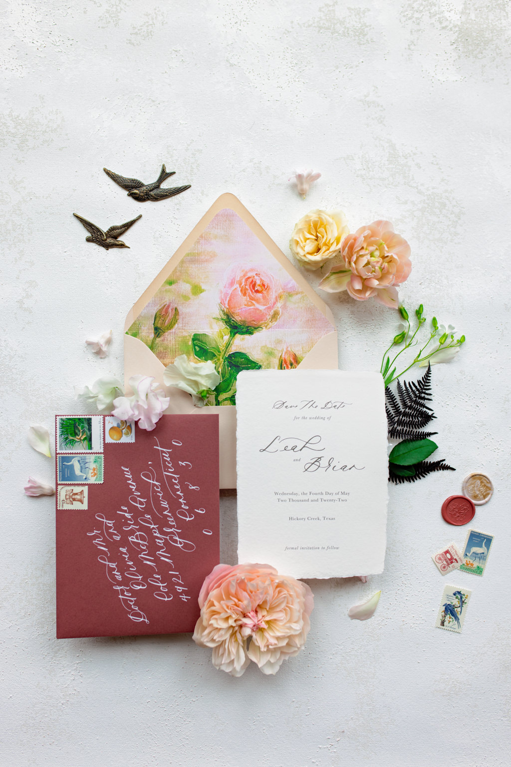 sacramento wedding planners will help you curate the perfect details down to your invitation suite